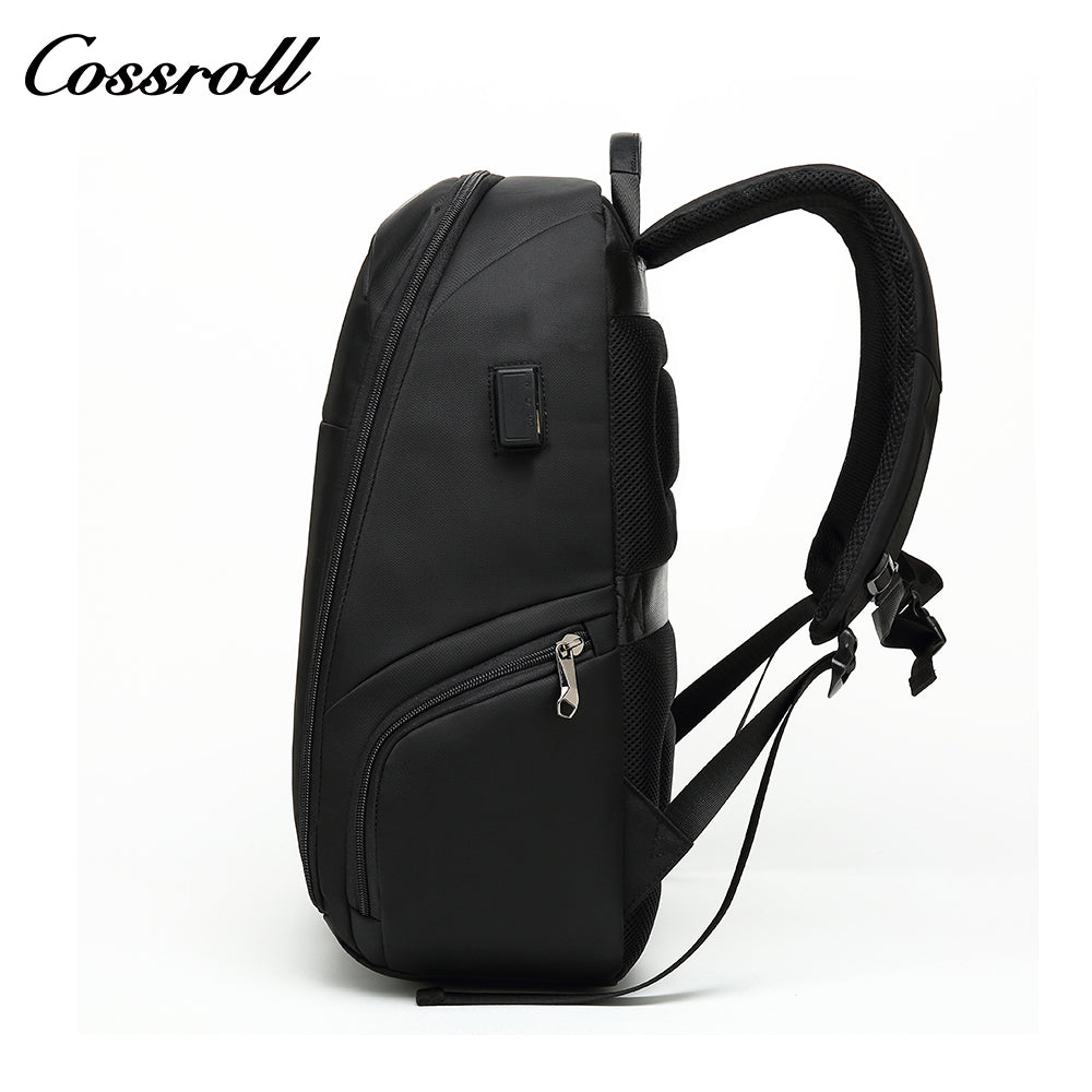 Casual Travel Waterproof Shoulder Bag Men USB Business Luggage Computer Double