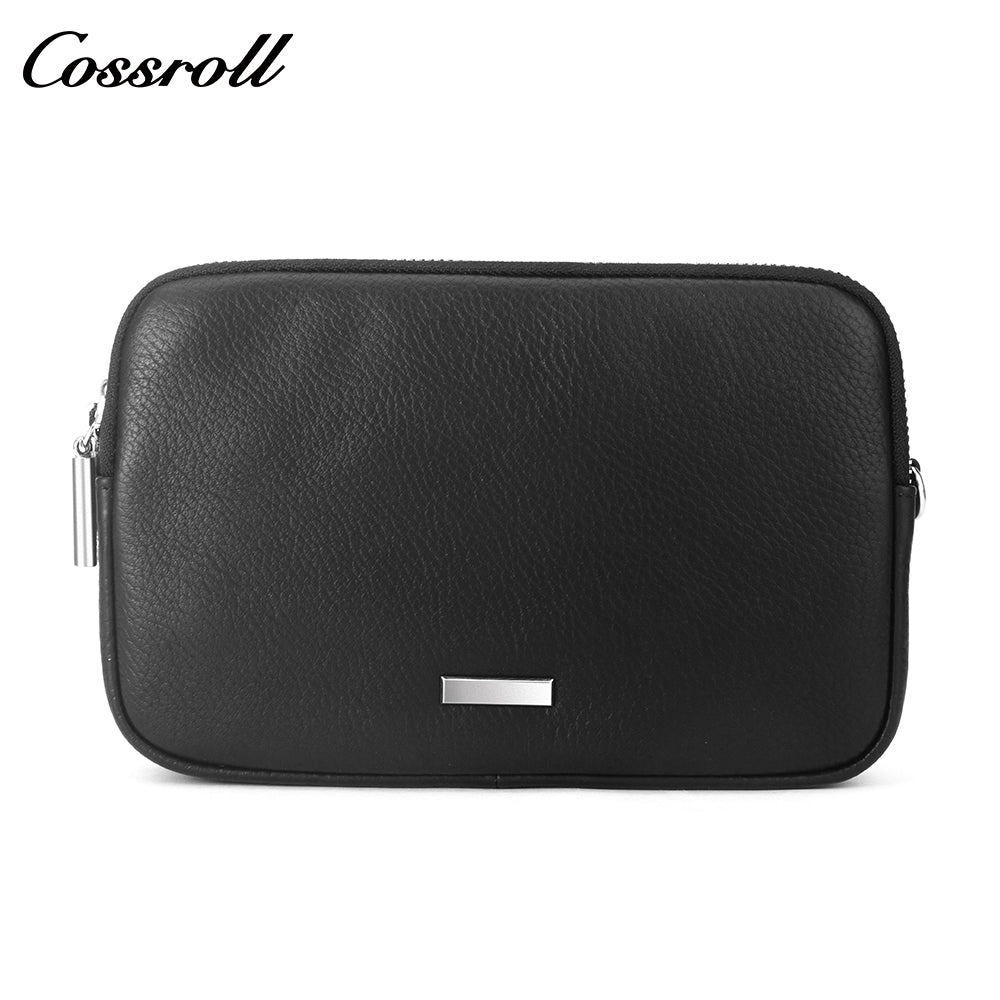2024 new black leather women's crossbody bag Leather simple square box high-quality cowhide shoulder bag