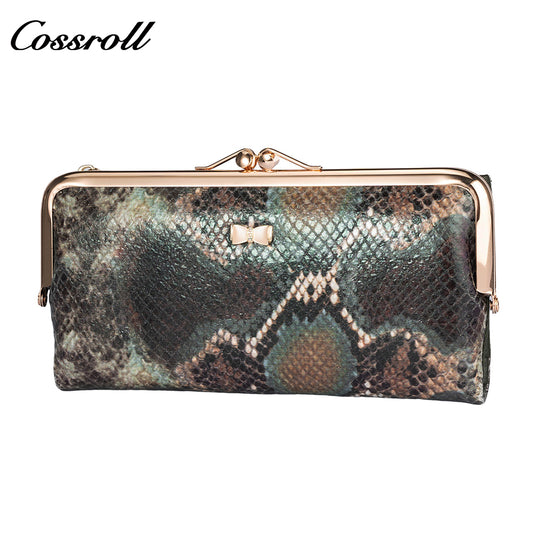 Factory Direct Supply real leather women geniune leather wallet