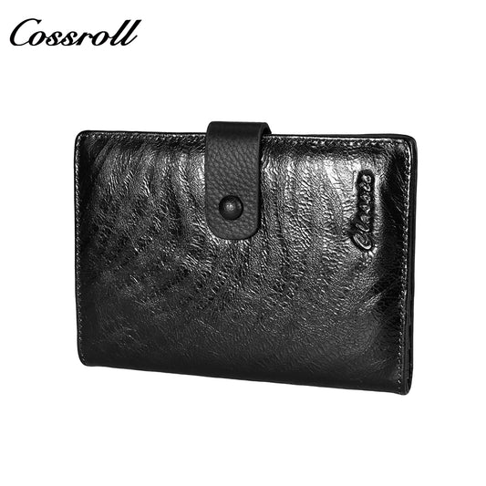 Large Capacity Multi Card Position Men's Long Card Case Anti-Demagnetization Money Clip wallet