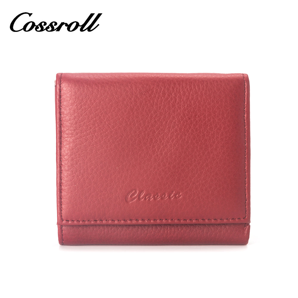 Coin Purse Genuine Leather Short Wallet