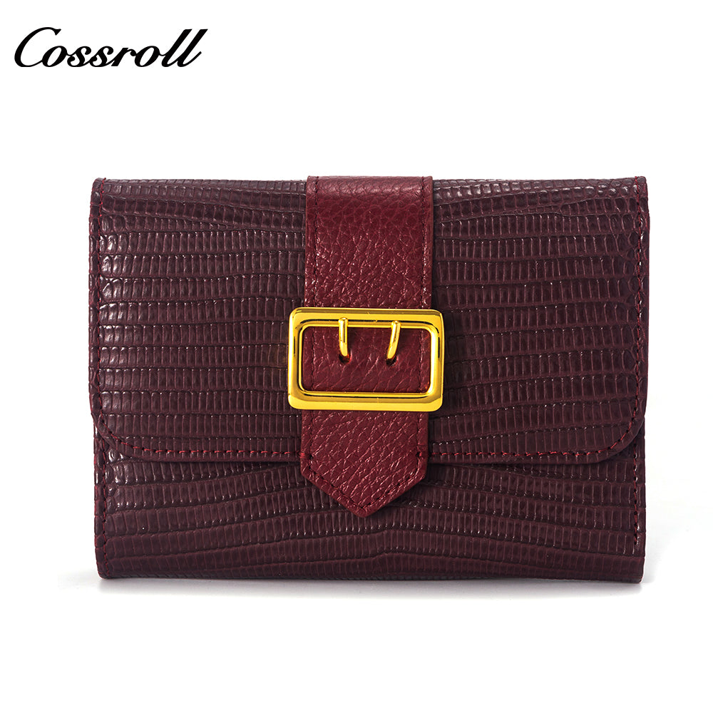 Best Selling leather luxury women small wallet Genuine Leather