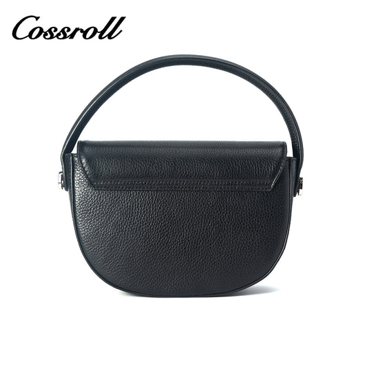 Niche design fashion leather saddle bag 2024 new high-grade retro single shoulder crossbody bag