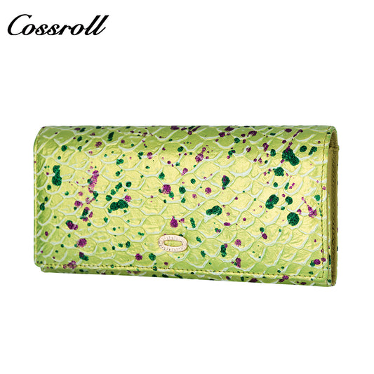 New Fashionable Minimalist Top-Grain Leather Card Holder Wallet Women's Wallet