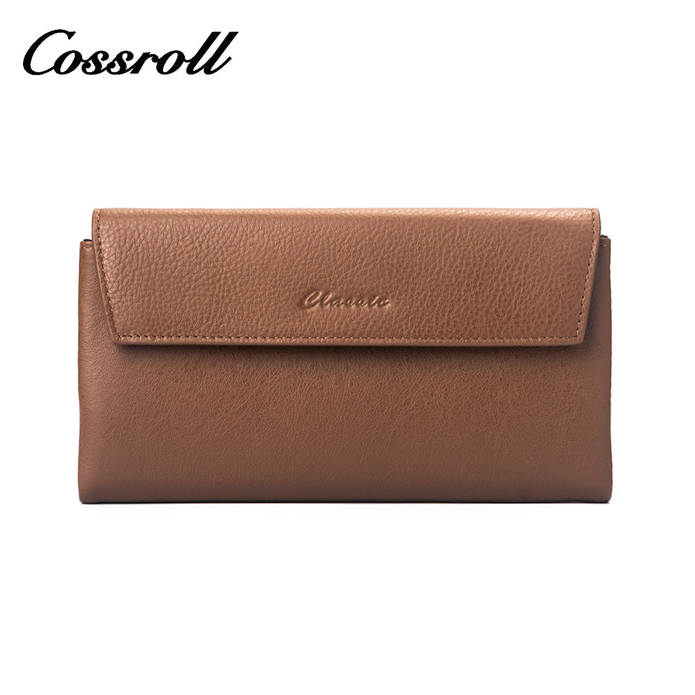 Genuine Leather Bifold Zipper Soft Wallets