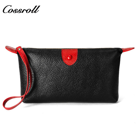 Wholesale High Quality ladies purse geniune leather wallet Lychee leather