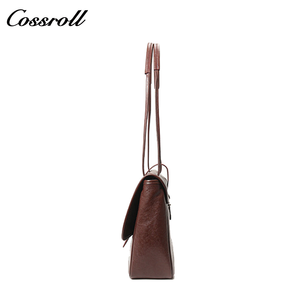 Genuine Women's Bag Vintage Handmade Vegetable Tanned Head Layer Cowhide Shoulder Bag Crossbody Bag Tote Bag Messenger Bag