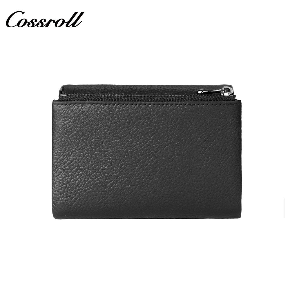 Genuine leather wallet short style fashionable women's soft leather texture clutch retro wallet