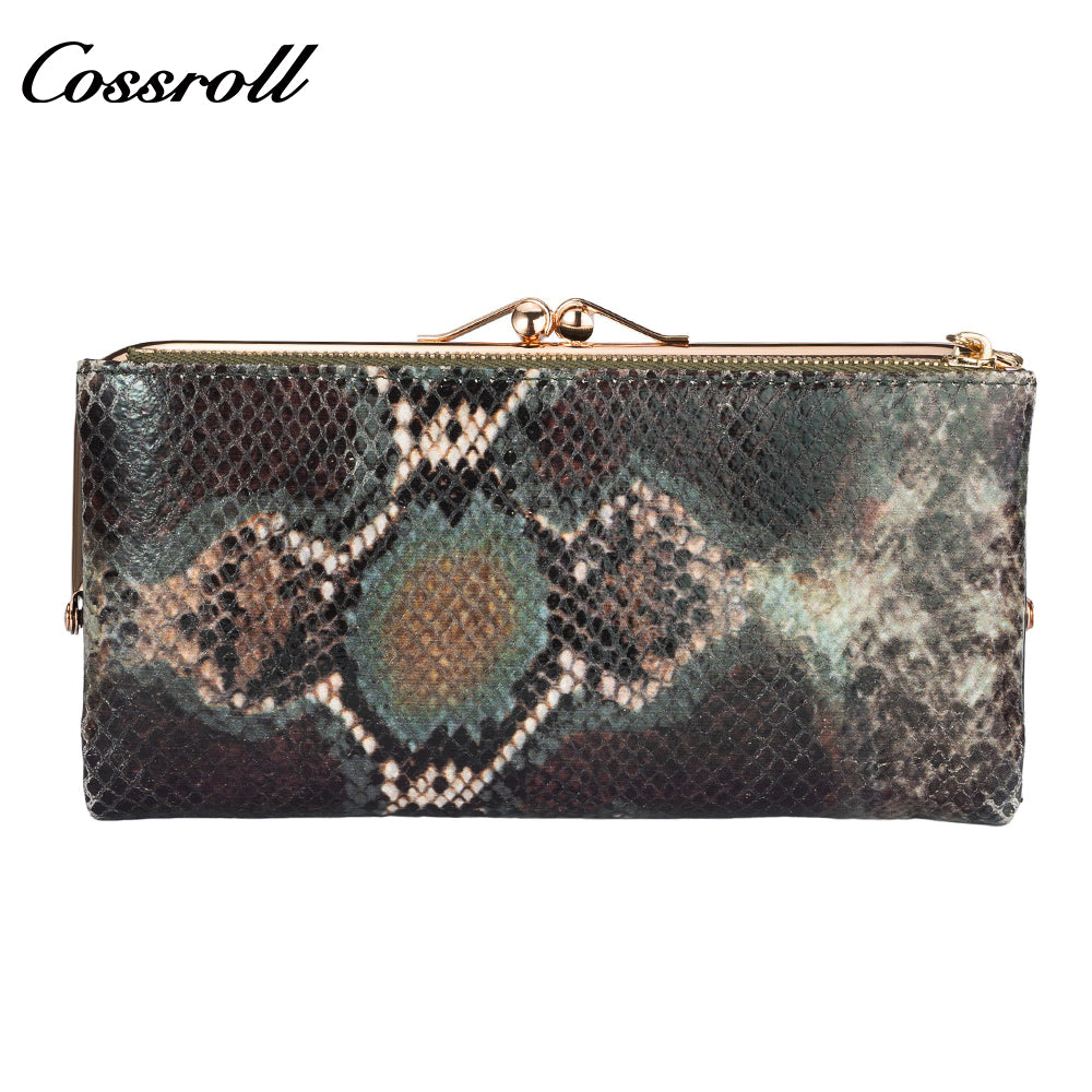 Factory Direct Supply real leather women geniune leather wallet