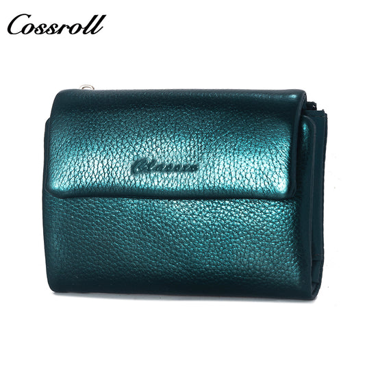 Top-Selling Genuine Leather Women's Wallets Bright leather