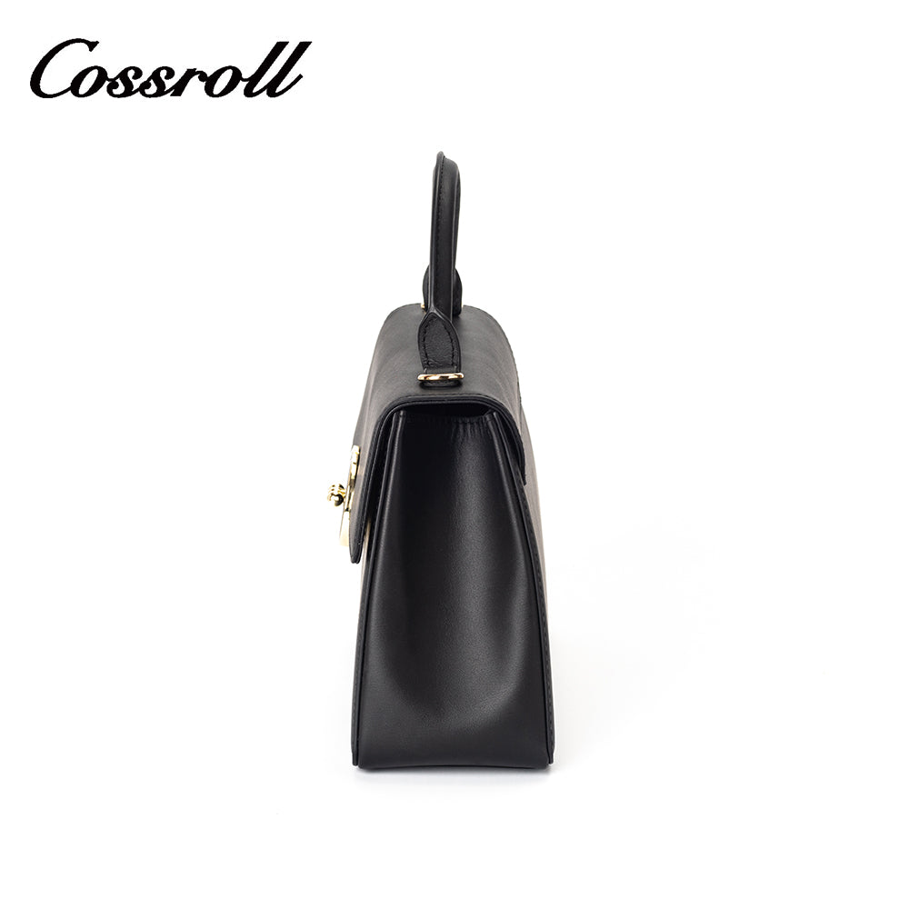 A fashionable woman's must-have: a genuine leather handbag