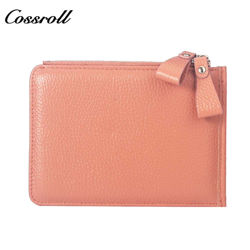 High Quality Cheap Price imperial leather geniune leather wallet Lychee leather