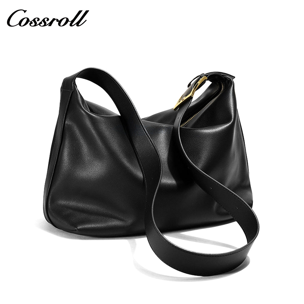 Genuine Leather Bag Crossbody Female New Lazy Wind Tote Large Capacity Shoulder Bag Female
