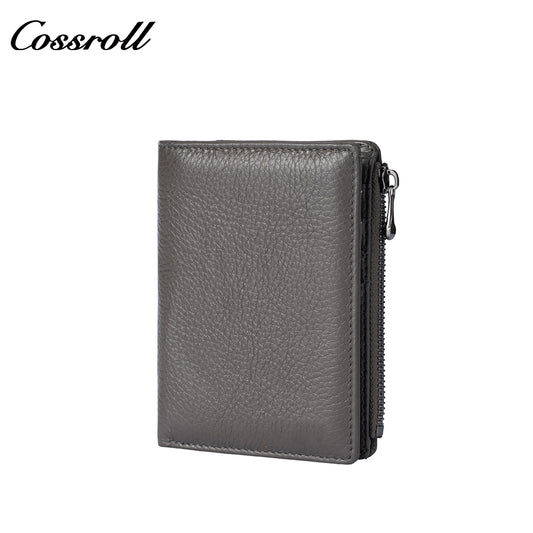 Leather Goods Factory Genuine Leather Wallet Multi-Card Slot Zipper Wallet Large Capacity Multifunctional Women's Wallet