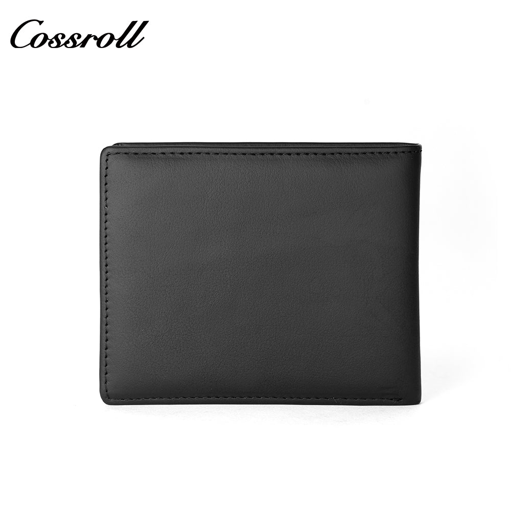 Multifunctional new men's wallet head layer cowhide color collision money clip