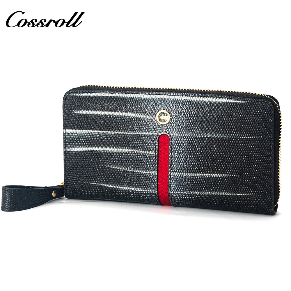 Most Popular best brand leather long wallet female Genuine Leather