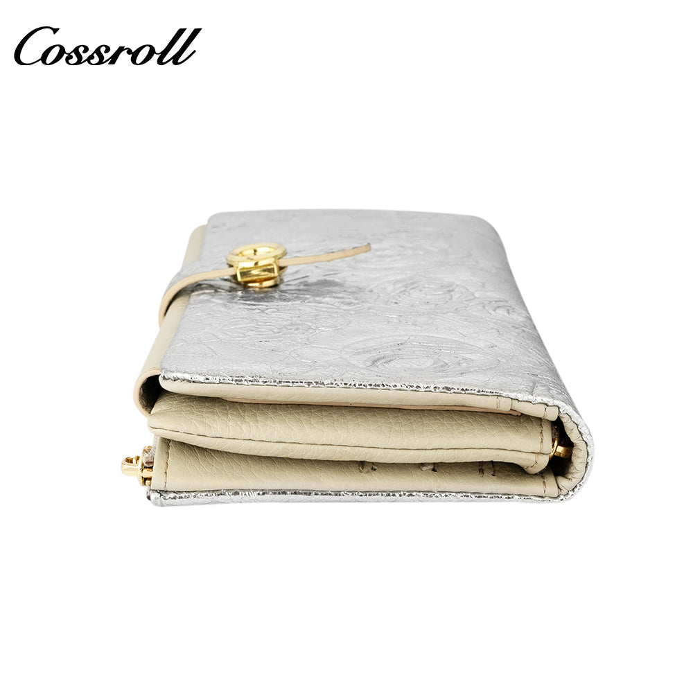 Most Popular best brand leather long wallet female Genuine Leather