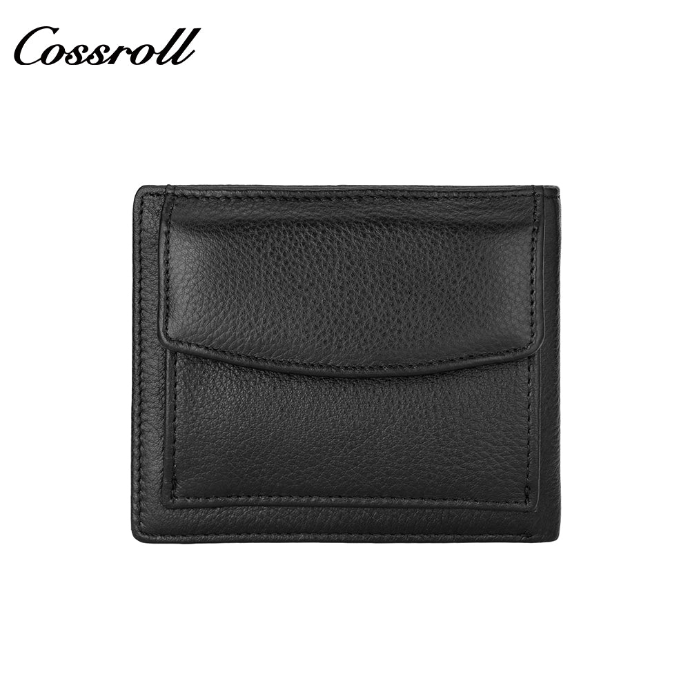 High-grade Genuine Leather Lychee Pattern Short Men's Wallet