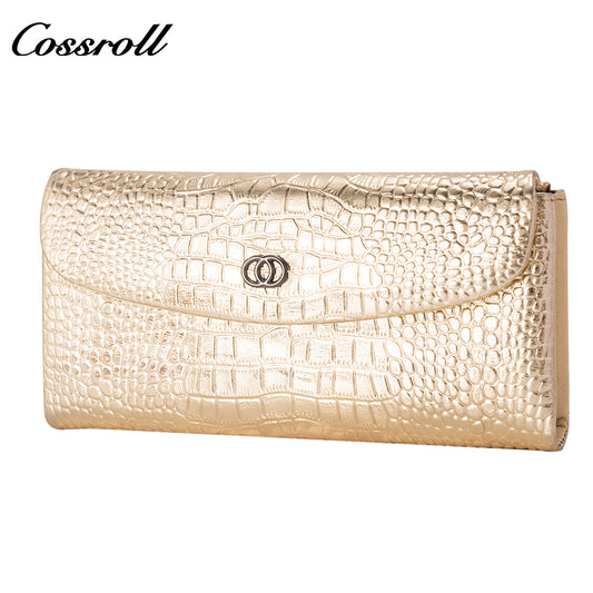 China Factory Supplied Top Quality Professional Design Leather crocodile texture Genuine Leather