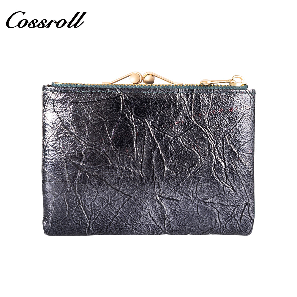 Short Wallet 2024 New mini folding wallet card Retro multifunctional wallet