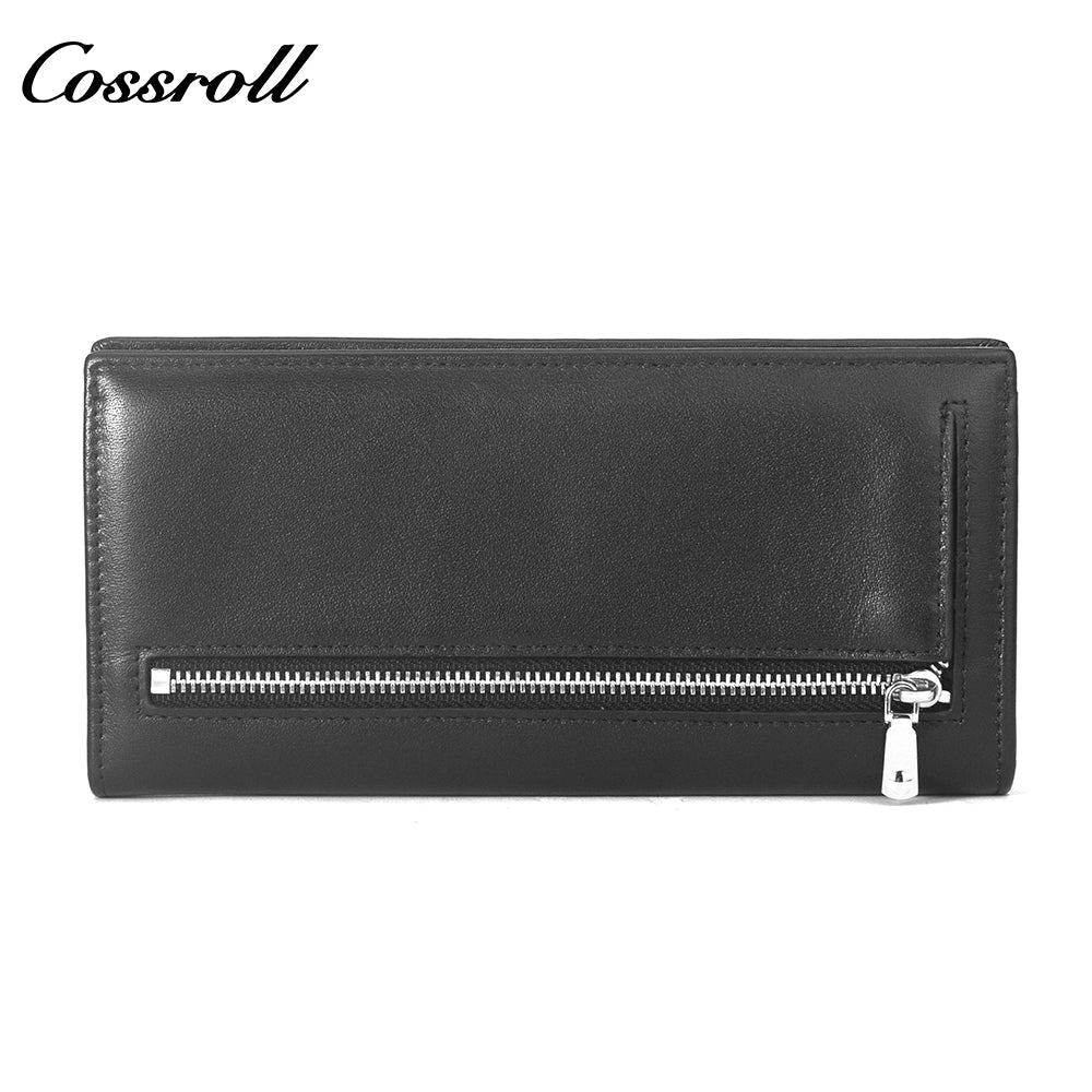 Most Selling Products manufactory for women geniune leather wallet Lychee leather