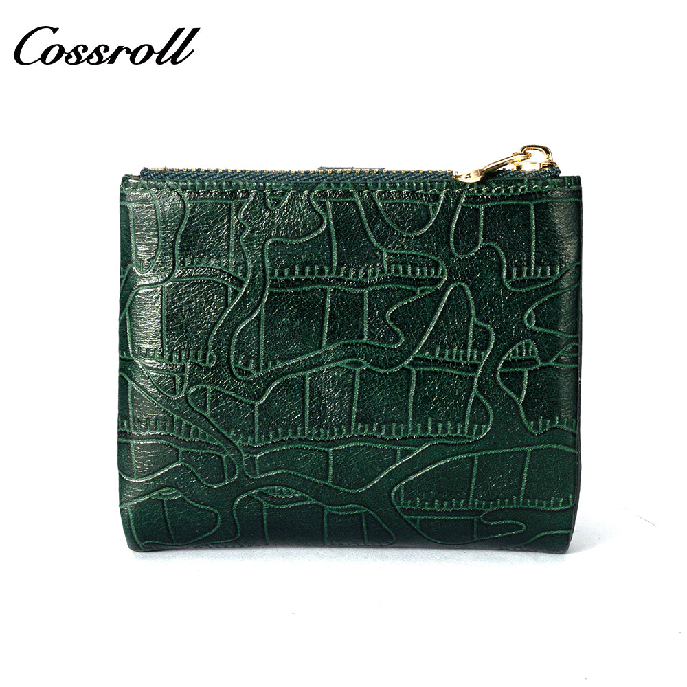 Best Selling leather luxury women small wallet Genuine Leather