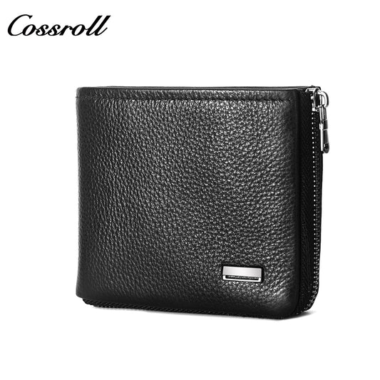 New Genuine Leather Men's Wallet Short High-End Men's Wallet Best-Selling Style
