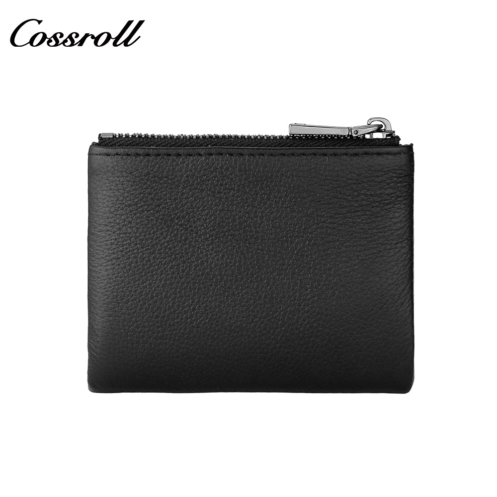 Men's Wallet Premium Feeling Short Wallet Genuine Leather Money Clip Cowhide Wallet Coin Purse Genuine Cowhide