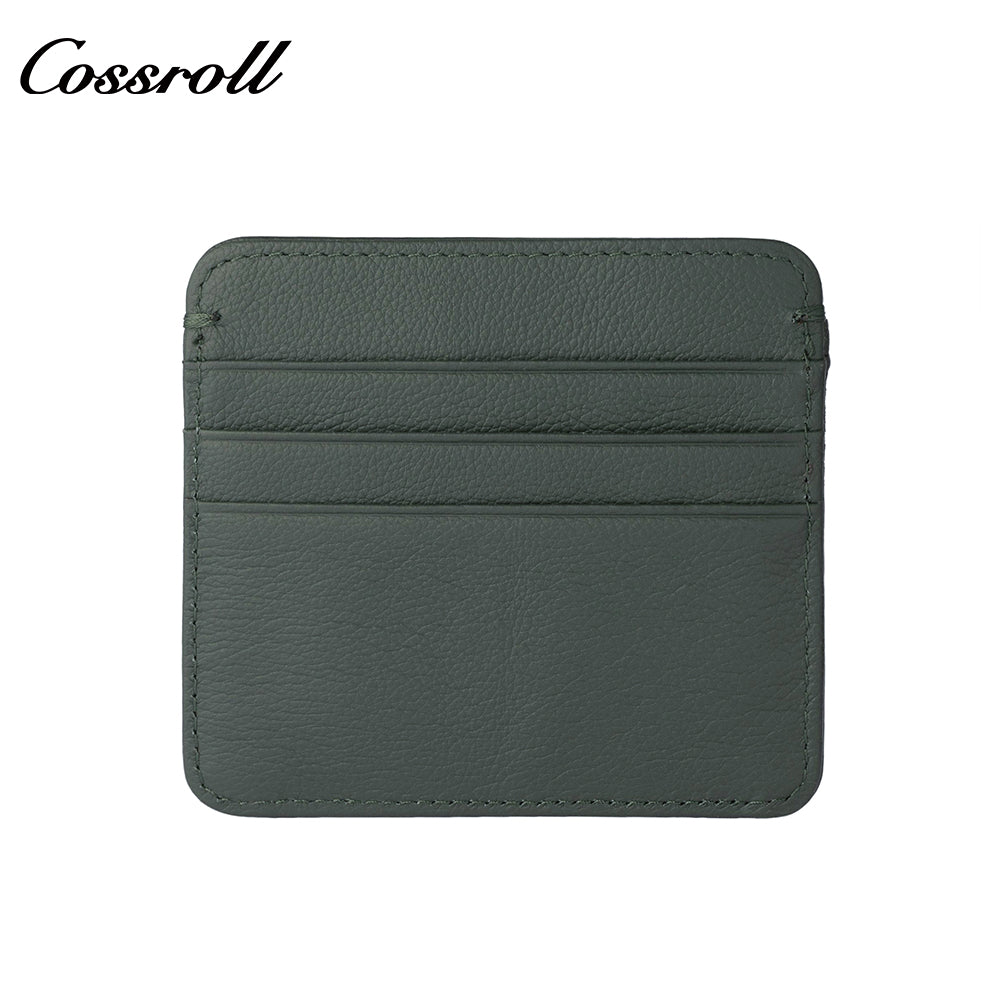 Women's wallet genuine leather European and American fashion vintage card holder coin case