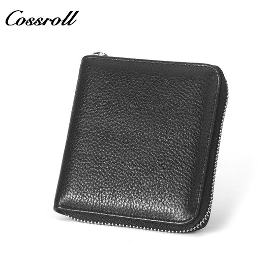 Innovative Design ladies purses multiple slots geniune leather wallet Lychee leather