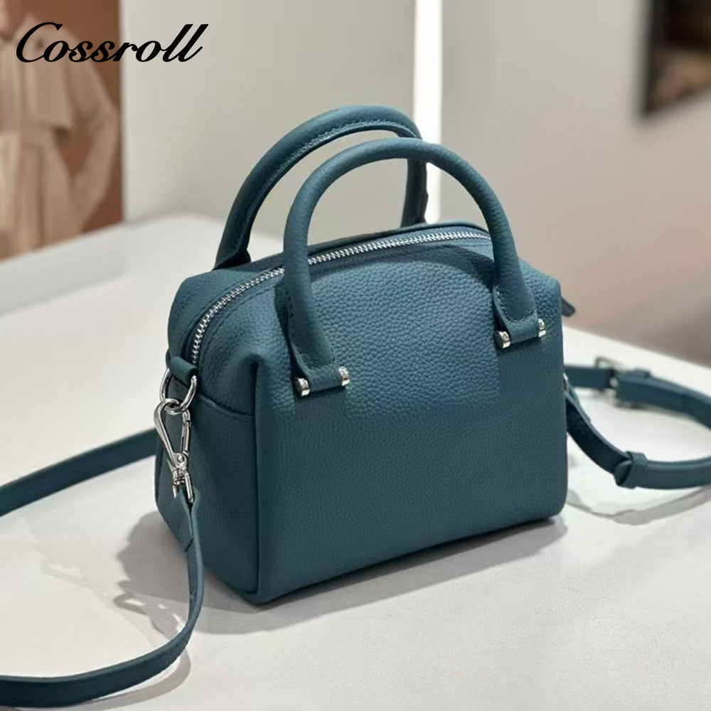 Women's Bags Litchi ToteBags Texture Fashion Shoulder Bags Pure Color