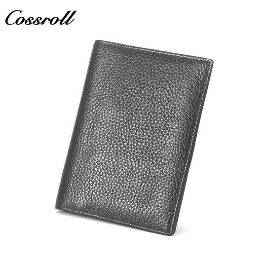 2024 New Products indestructible geniune leather wallet  Lychee leather