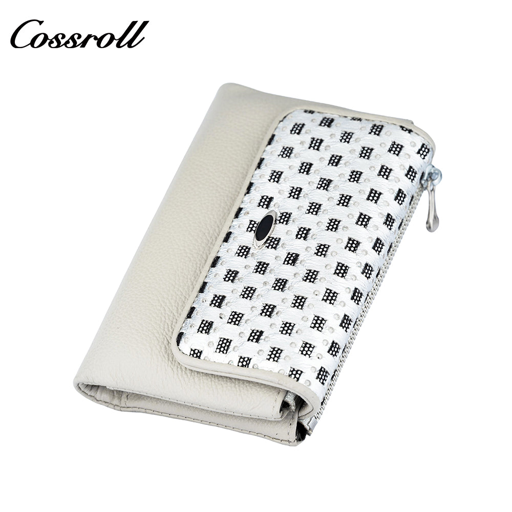 Fashion small perfume style leather short wallet light luxury carry large capacity multi-card women's wallet