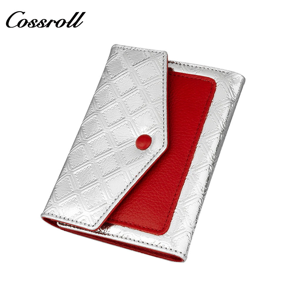 Best Selling leather luxury women small wallet Genuine Leather