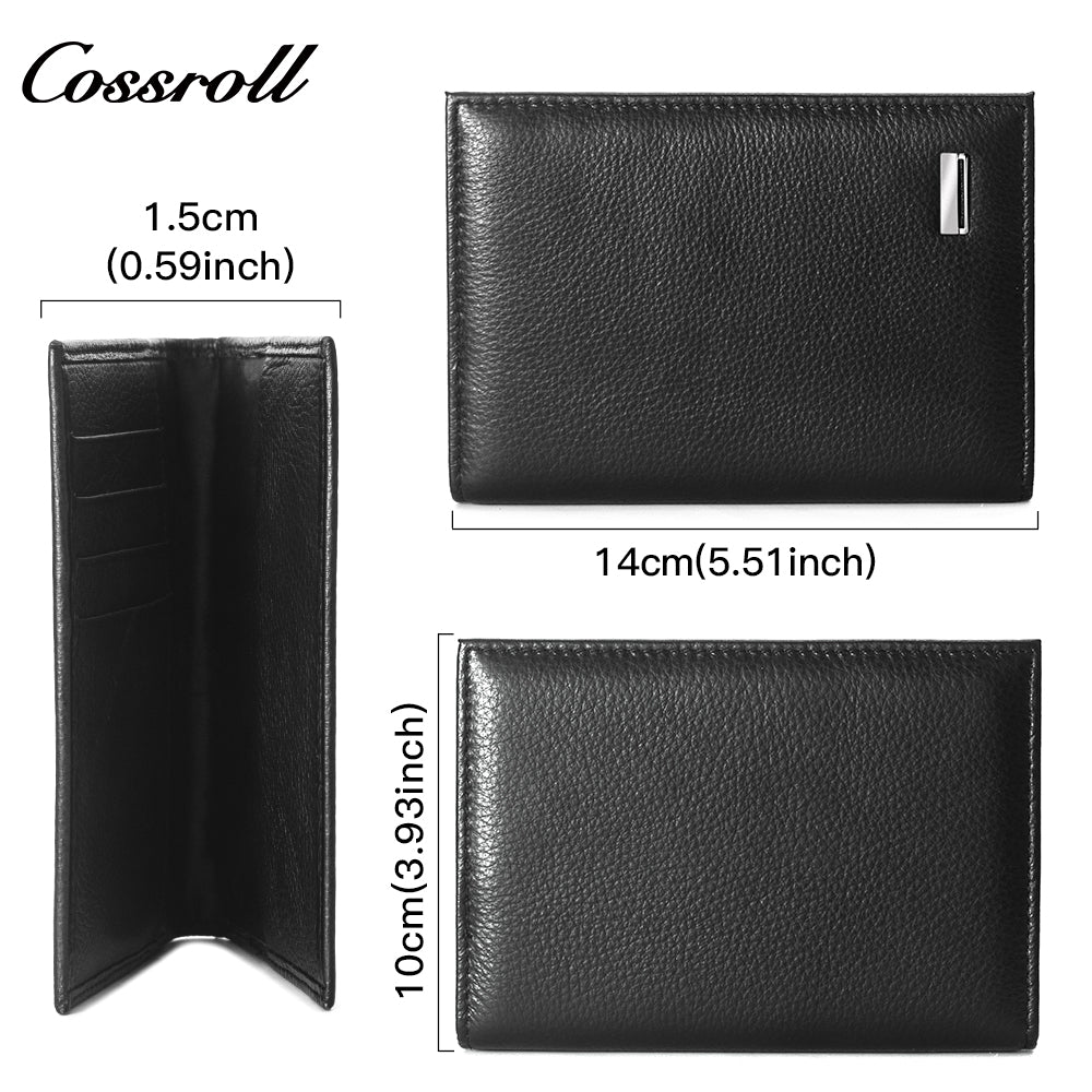 2024 New Genuine Leather Men's Wallet Short High-End Men's Wallet Best-Selling Style