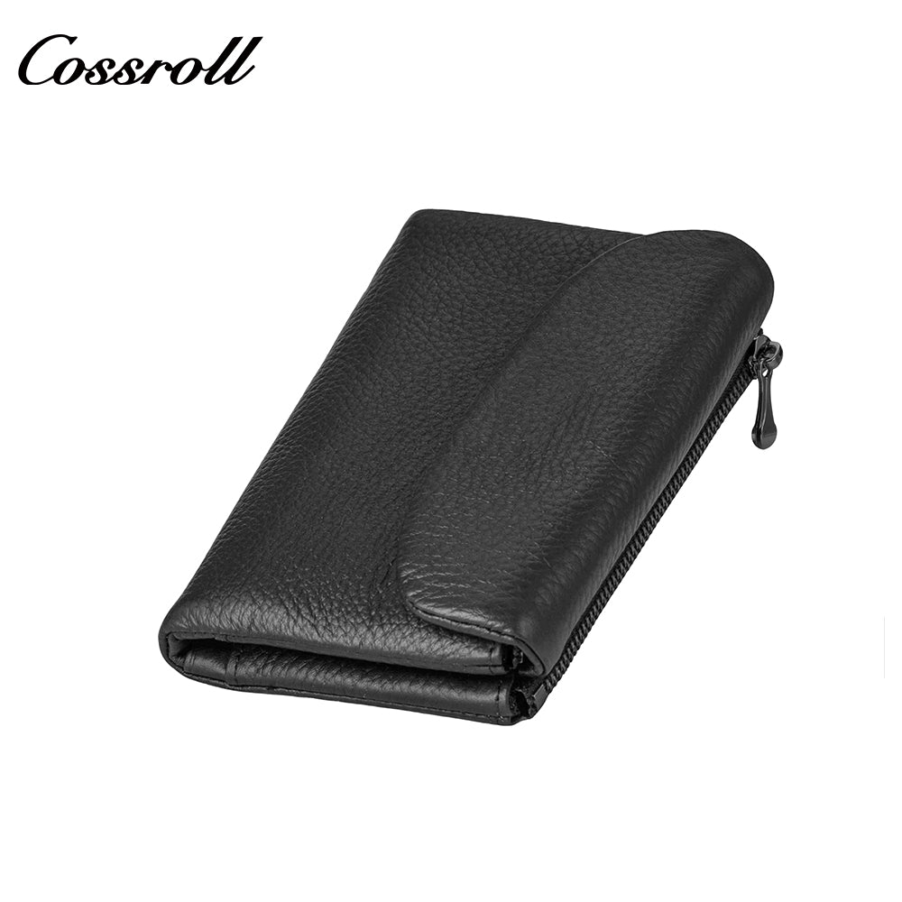 Genuine leather wallet short style fashionable women's soft leather texture clutch retro wallet