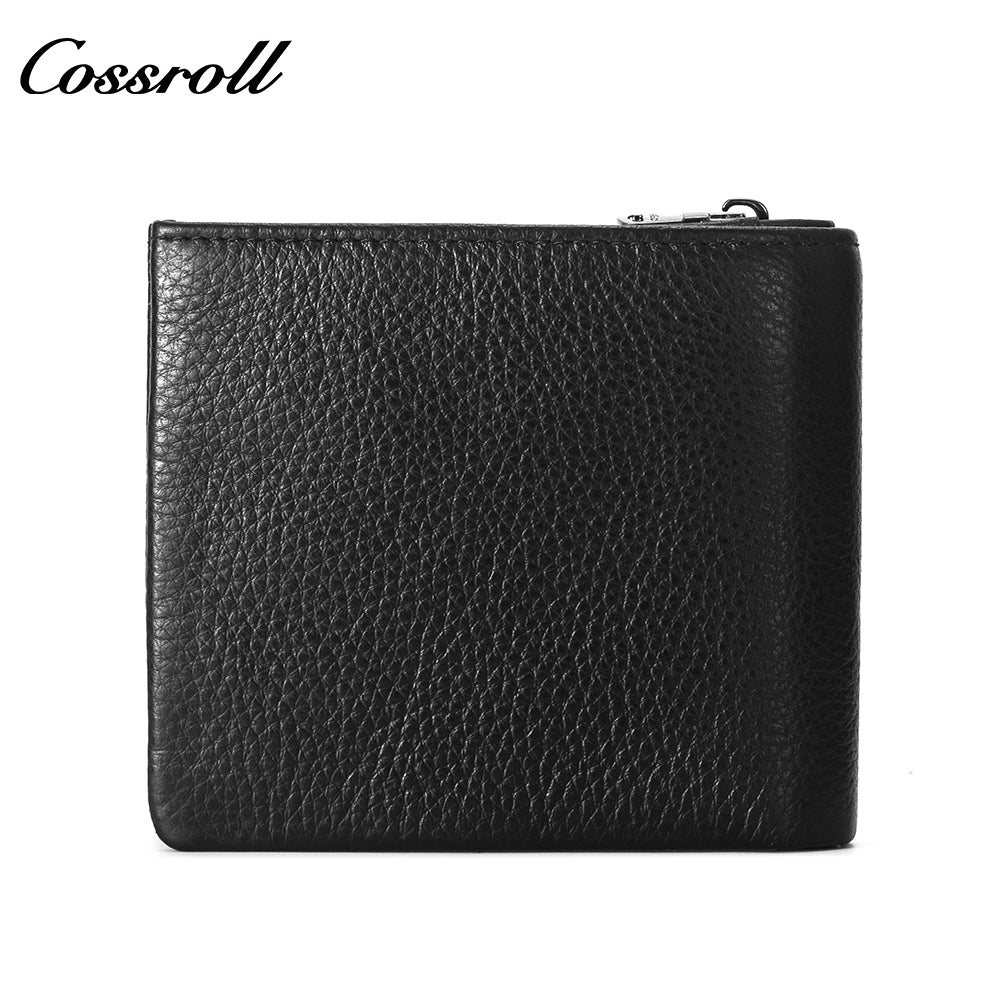 2024 New Genuine Leather Men's Wallet Short High-End Men's Wallet Best-Selling Style
