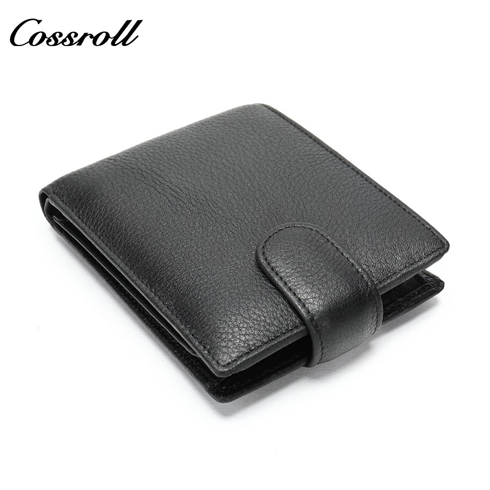 Hot men's wallet fashion short wallet soft leather money clip plus enclosure large capacity