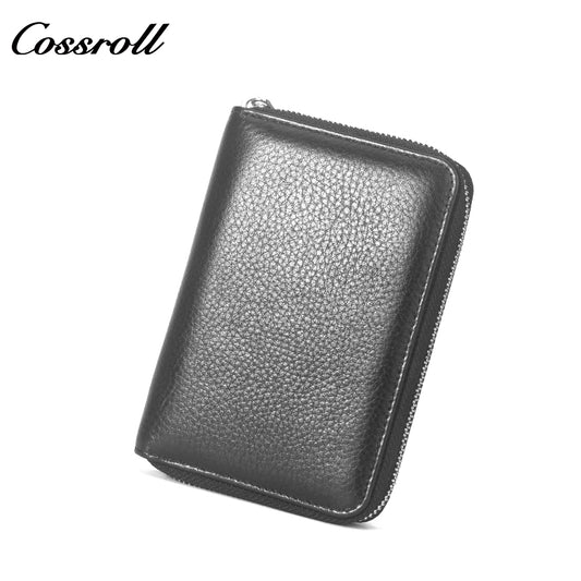 Innovative Design ladies purses multiple slots geniune leather wallet  Lychee leather