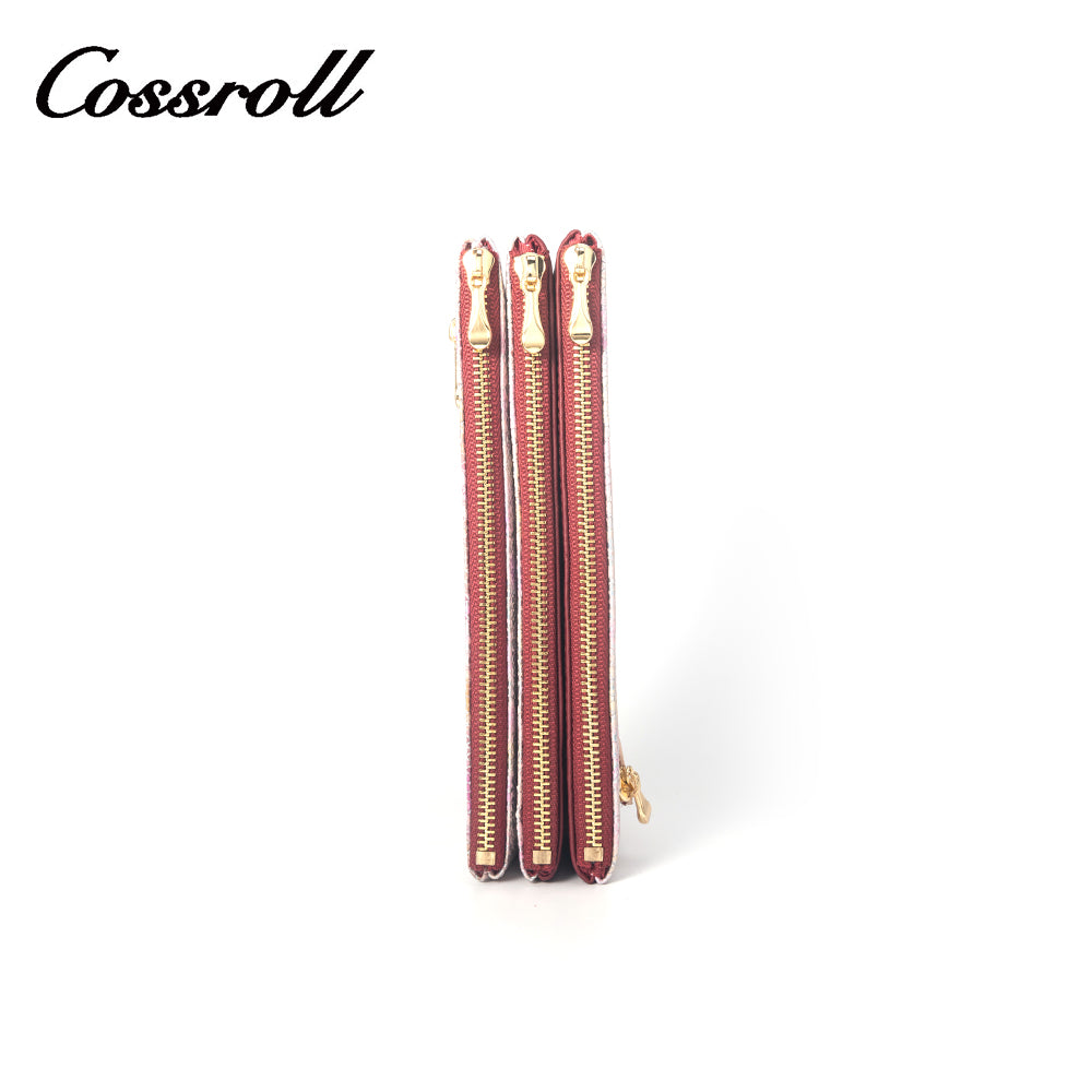 A taste for life: women's leather wallets made of the finest materials for a unique and glamorous look