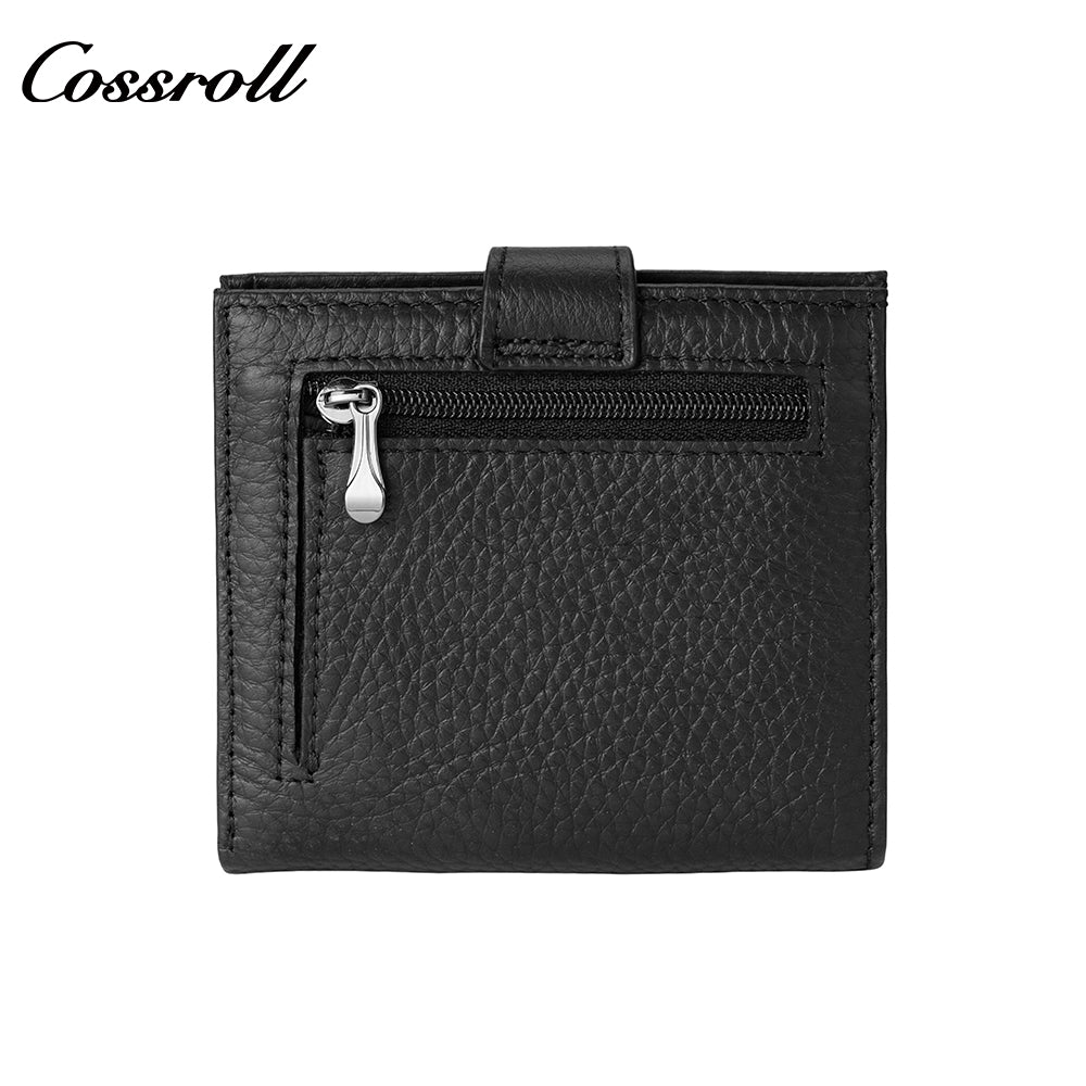 Women's genuine leather business card holder ID card holder credit card holder work ID holder wallet