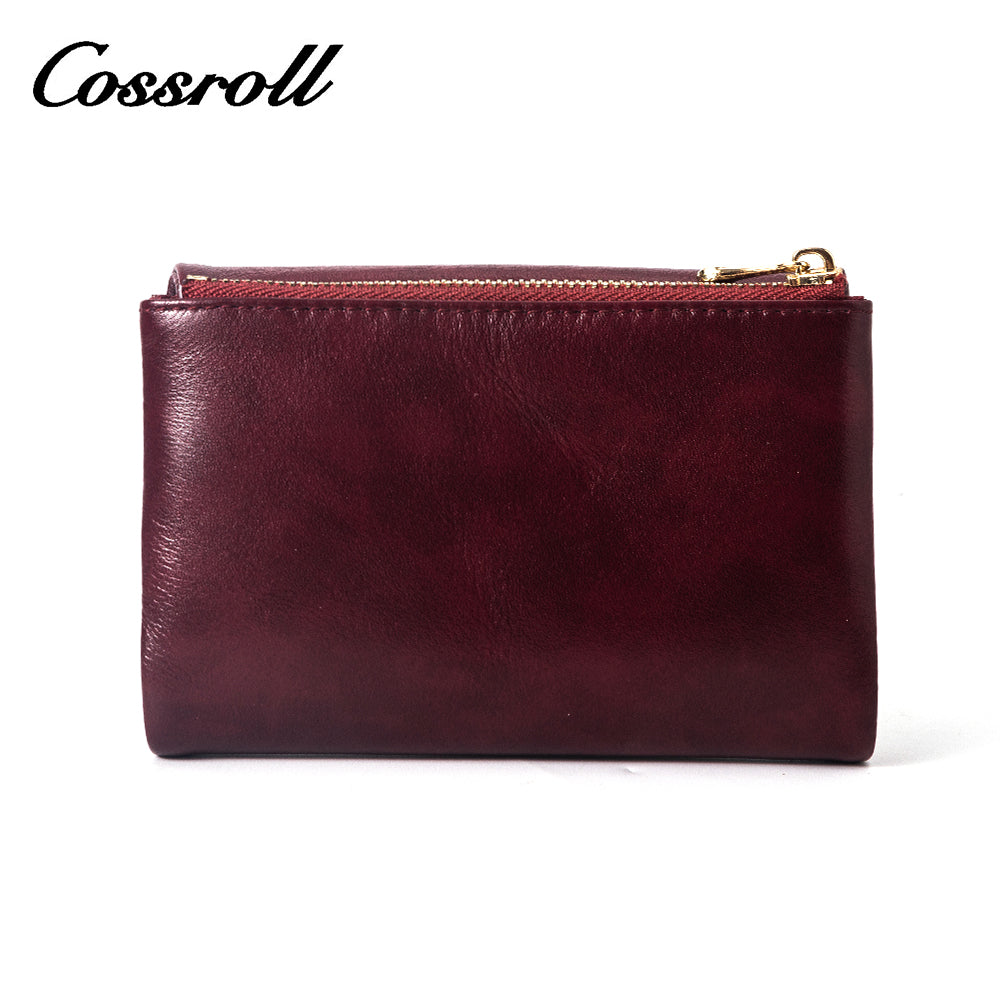 Customized Design ladies designer women wallet geniune leather wallet
