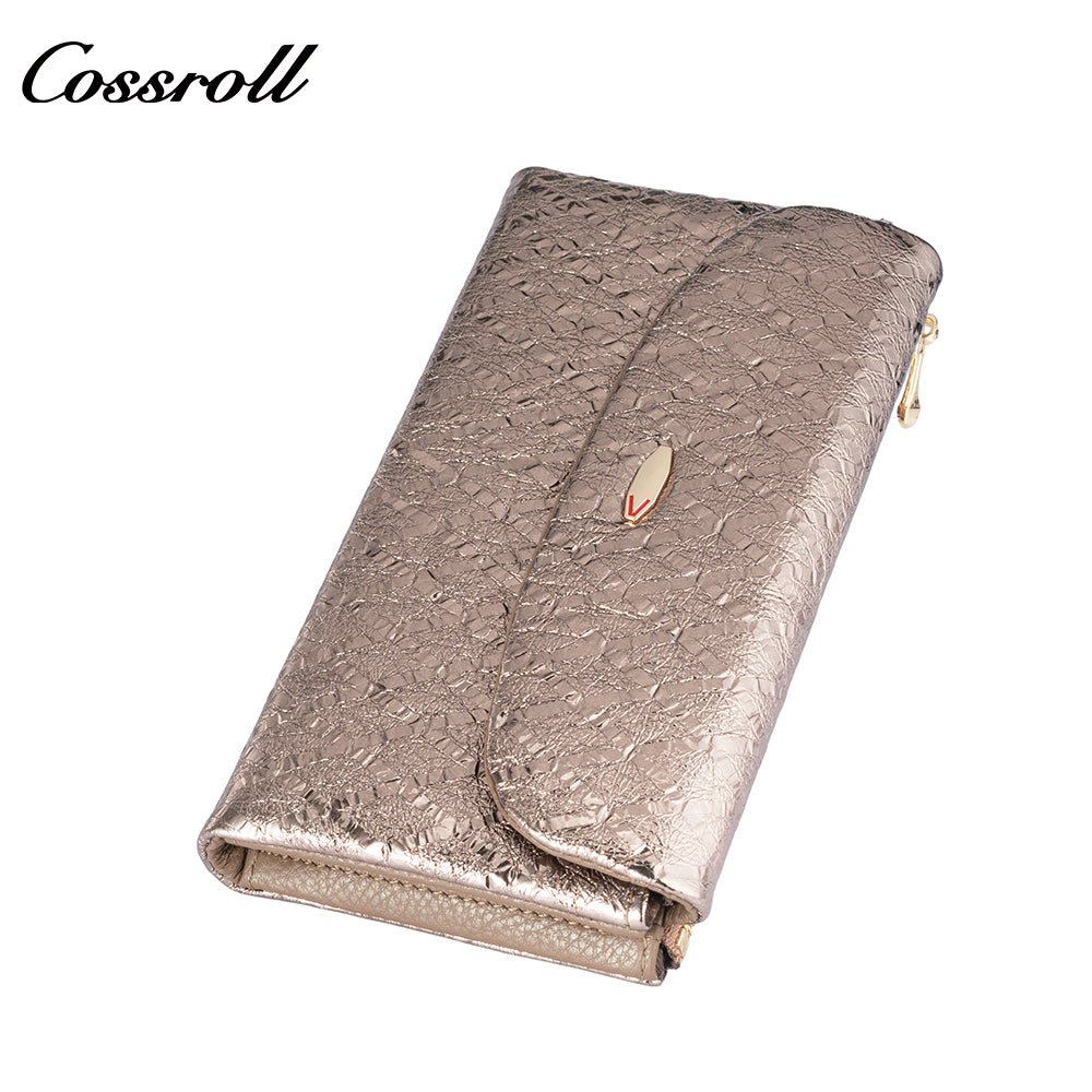 Best Selling leather luxury women small wallet Genuine Leather