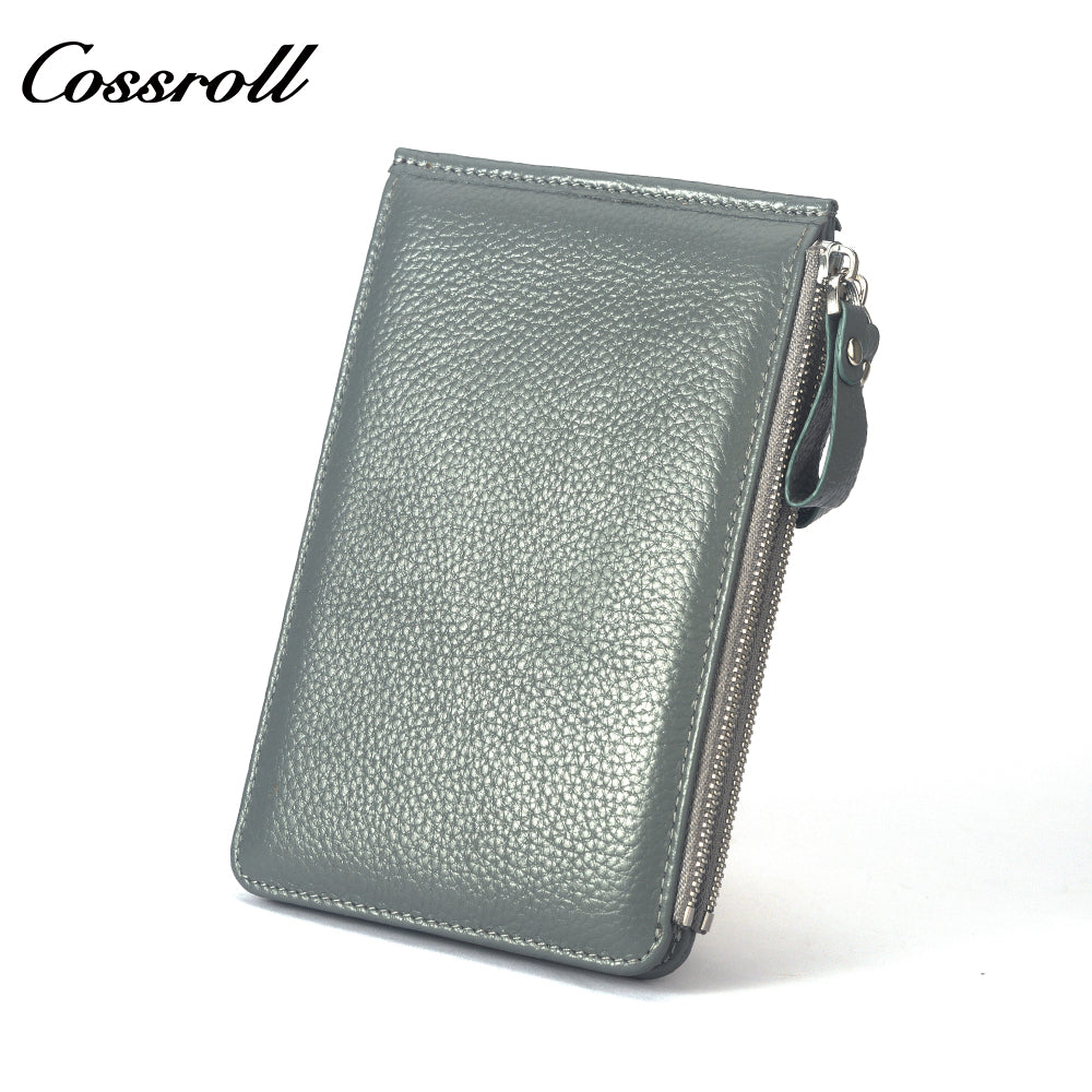 The Factory Produces genuine long card holder wallet geniune leather wallet Lychee leather