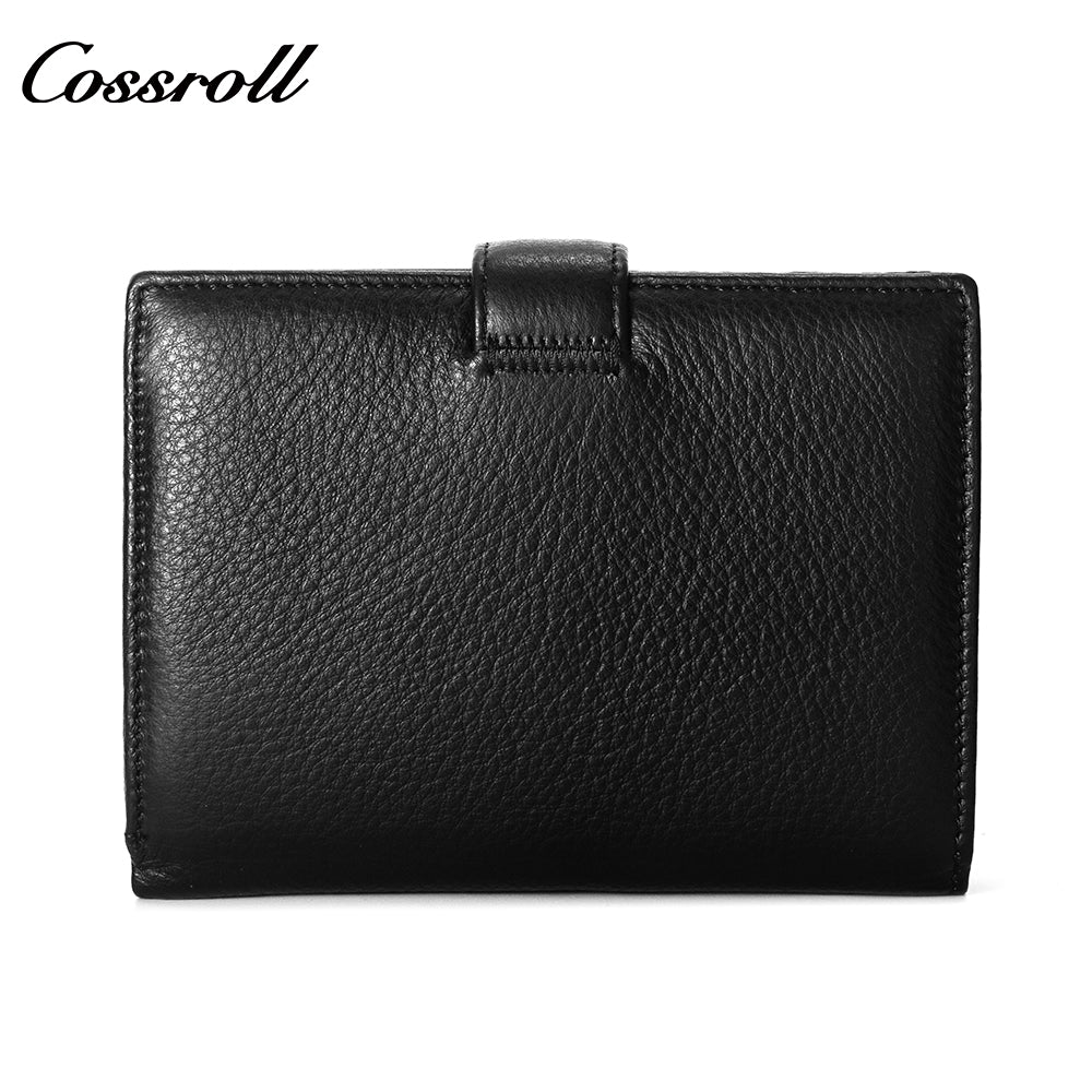 2024 New Genuine Leather Men's Wallet Short High-End Men's Wallet Best-Selling Style
