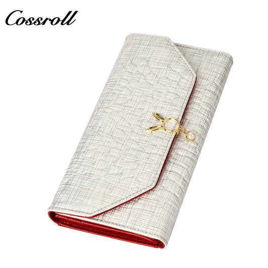Professional Manufacturer large leather purse manufacturers custom geniune leather wallet