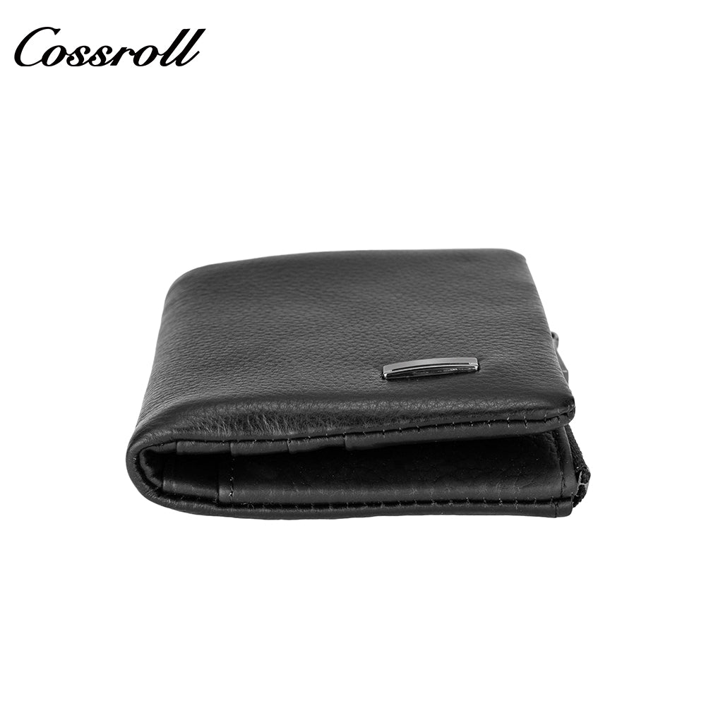 Men's Wallet Premium Feeling Short Wallet Genuine Leather Money Clip Cowhide Wallet Coin Purse Genuine Cowhide