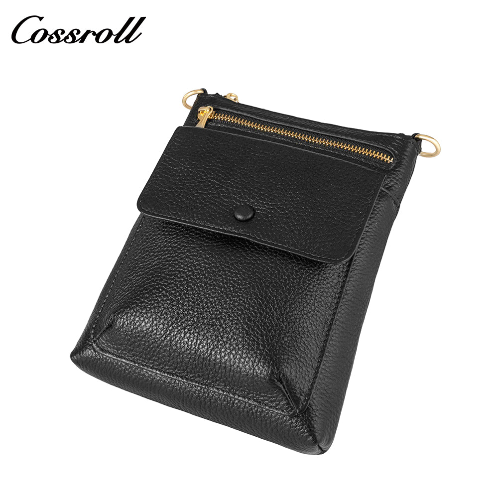 Ageing girl sense magnetic buckle design daily wind shoulder crossbody bag women purse