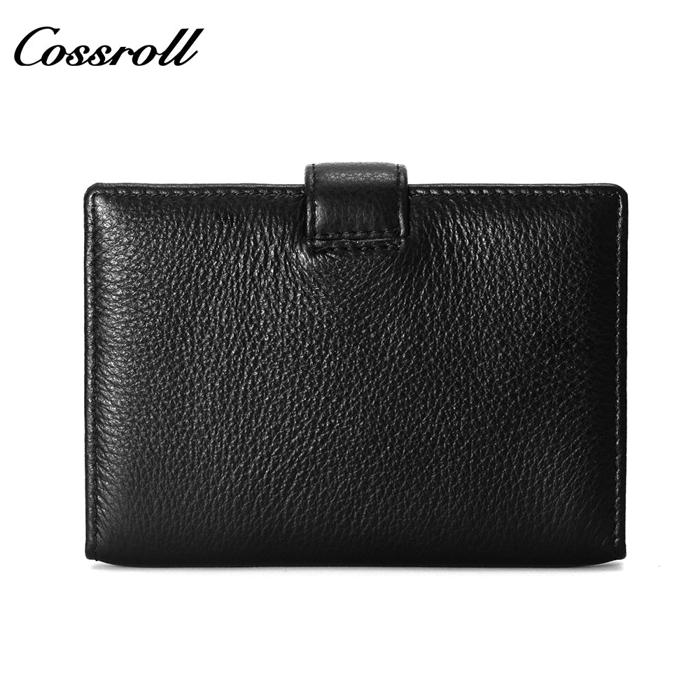 2024 New Genuine Leather Men's Wallet Short High-End Men's Wallet Best-Selling Style