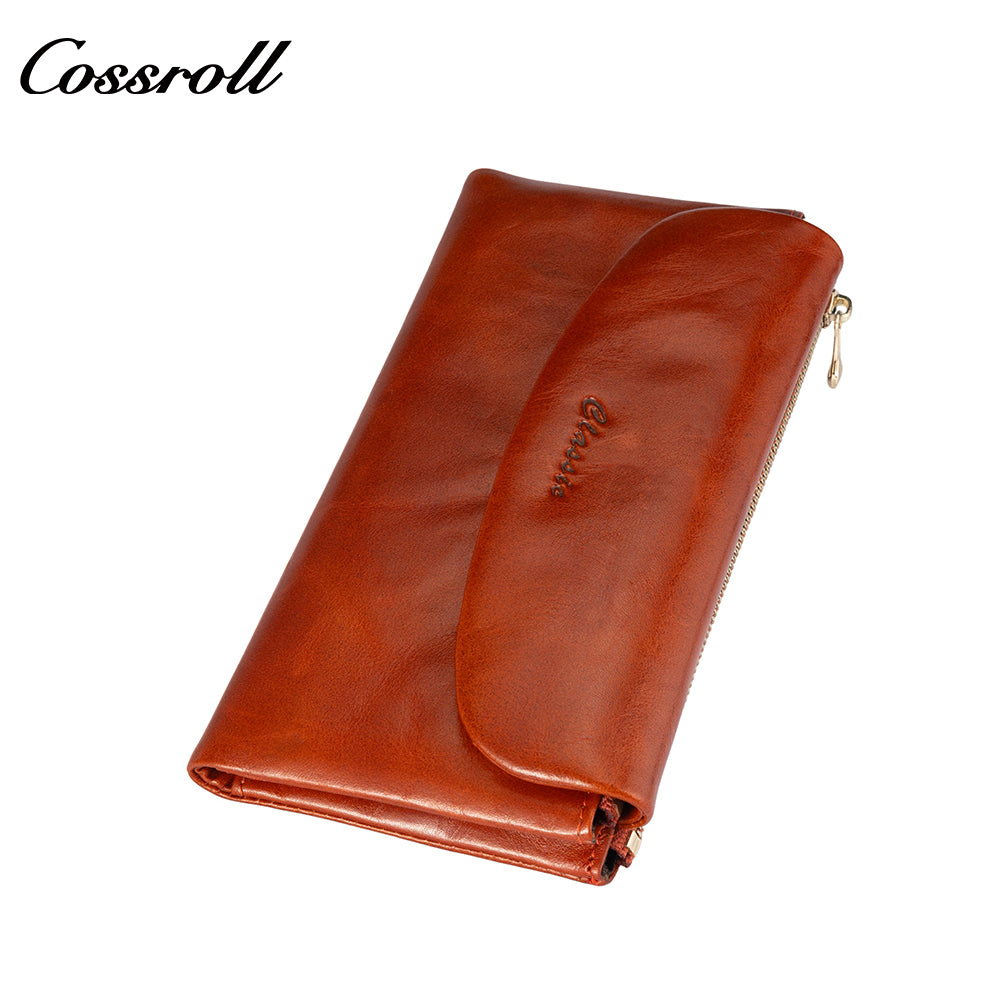 Customized High-End Leather Women's Wallets European market